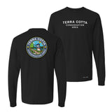 Terra Cotta Conservation Area Front & Back Print Long Sleeve T-Shirt | Credit Valley Parks