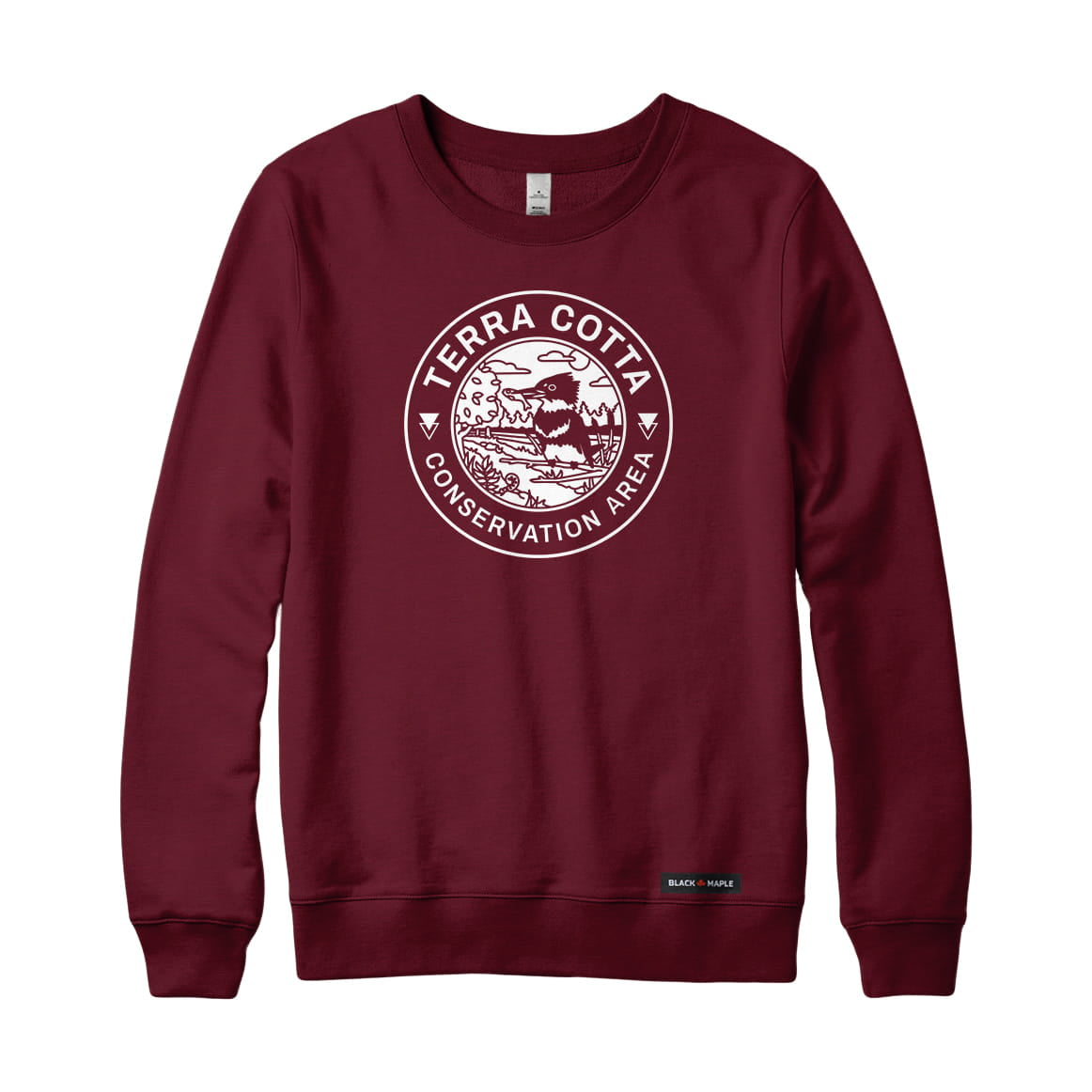 Terra Cotta Conservation Area Monochrome Print Sweatshirt | Credit Valley Parks