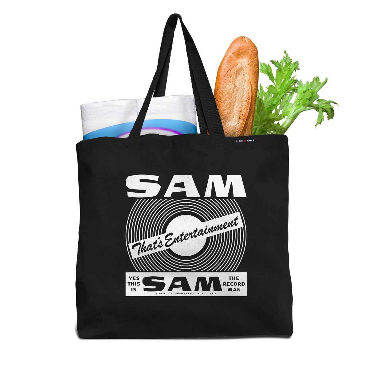 That's Entertainment Sam the Record Man Tote Bag