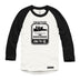The Beachcombers Retro Ad Raglan Baseball Shirt