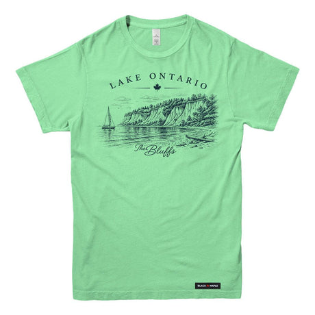 The Bluffs Lake Ontario Mens T-shirt