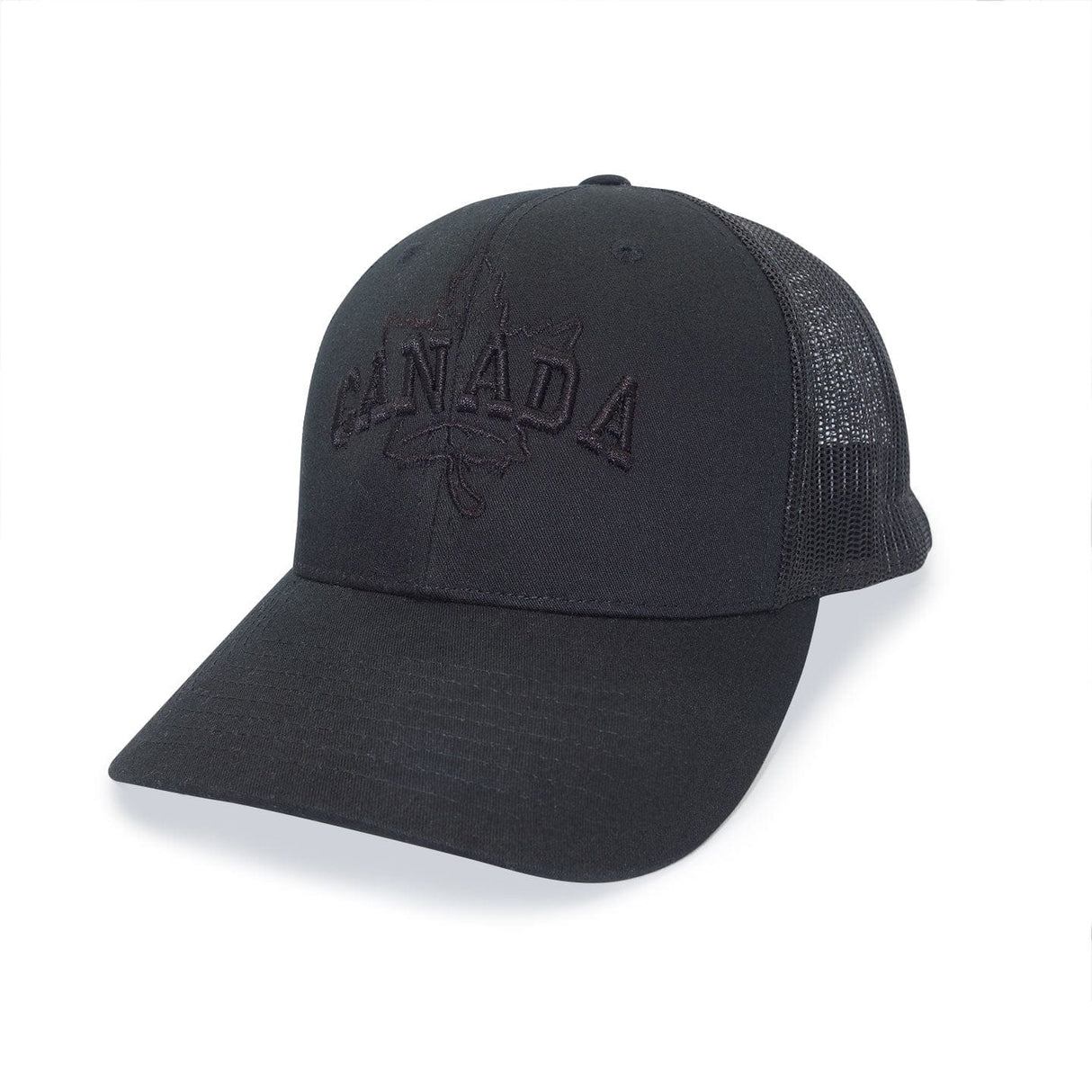 Tone on Tone Canada Puff Embroidered Trucker Hat