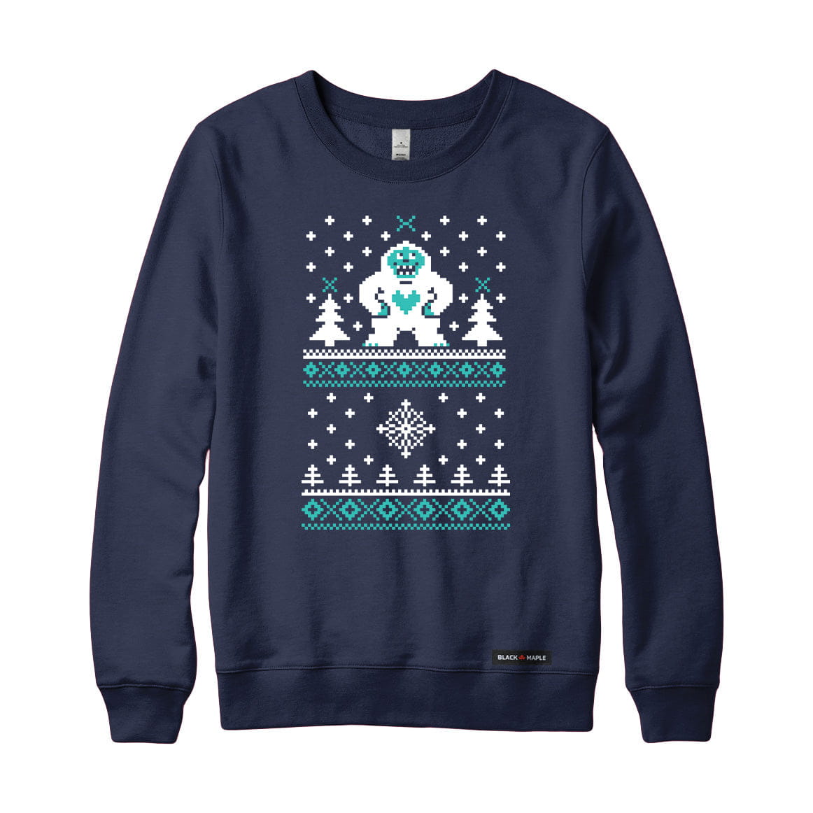 Ugly Knitted Yeti Crewneck Sweatshirt