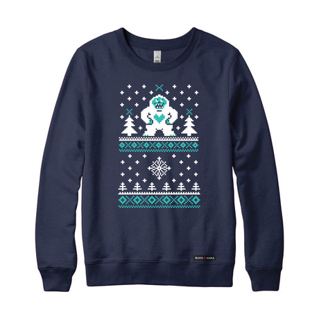Ugly Knitted Yeti Crewneck Sweatshirt