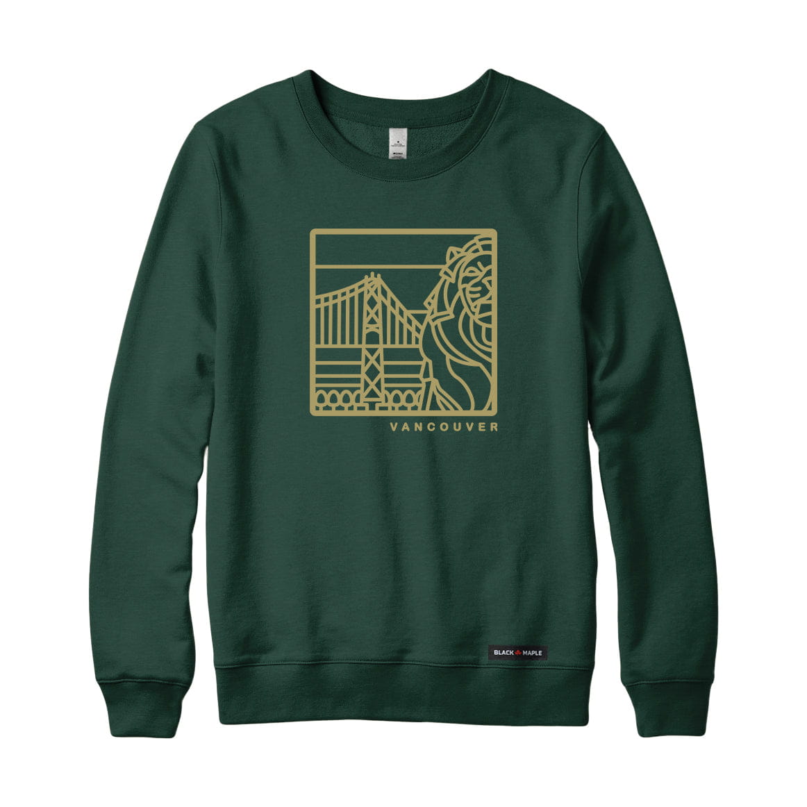 Vancouver Stained Glass Landmark Sweatshirt or Hoodie