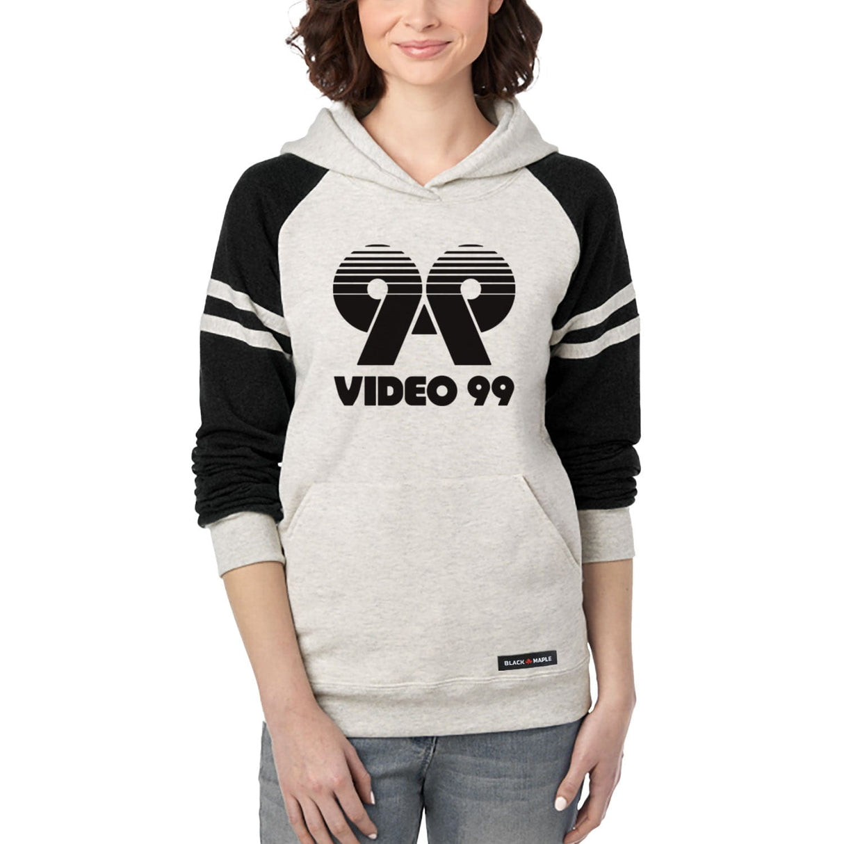 Video 99 Varsity Hooded Sweatshirt