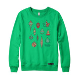 Vintage Holiday Ornaments Crewneck Sweatshirt