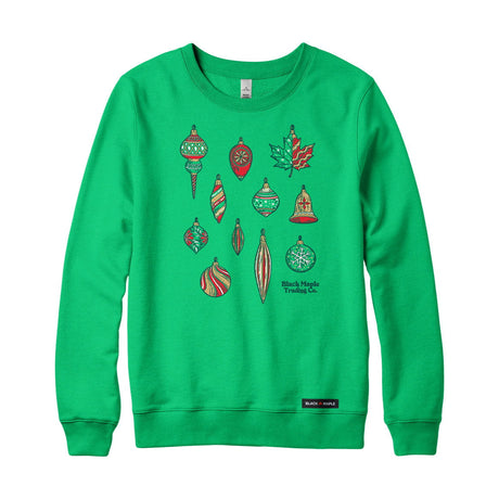 Vintage Holiday Ornaments Crewneck Sweatshirt