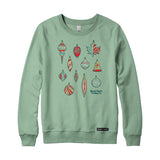 Vintage Holiday Ornaments Crewneck Sweatshirt