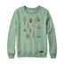 Vintage Holiday Ornaments Crewneck Sweatshirt