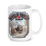Vintage Maple Syrup Label 15 oz Mug