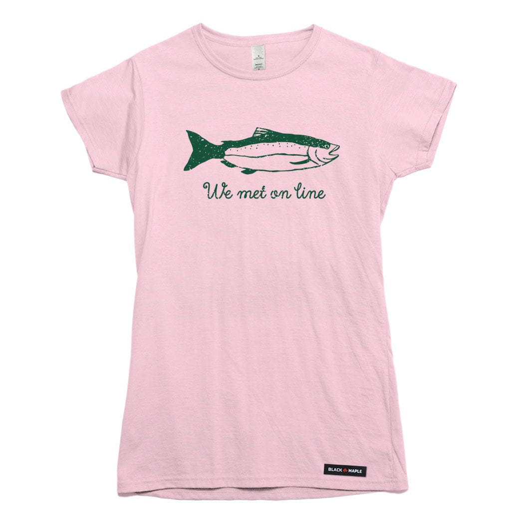 We Met On Line Fishing T-shirt