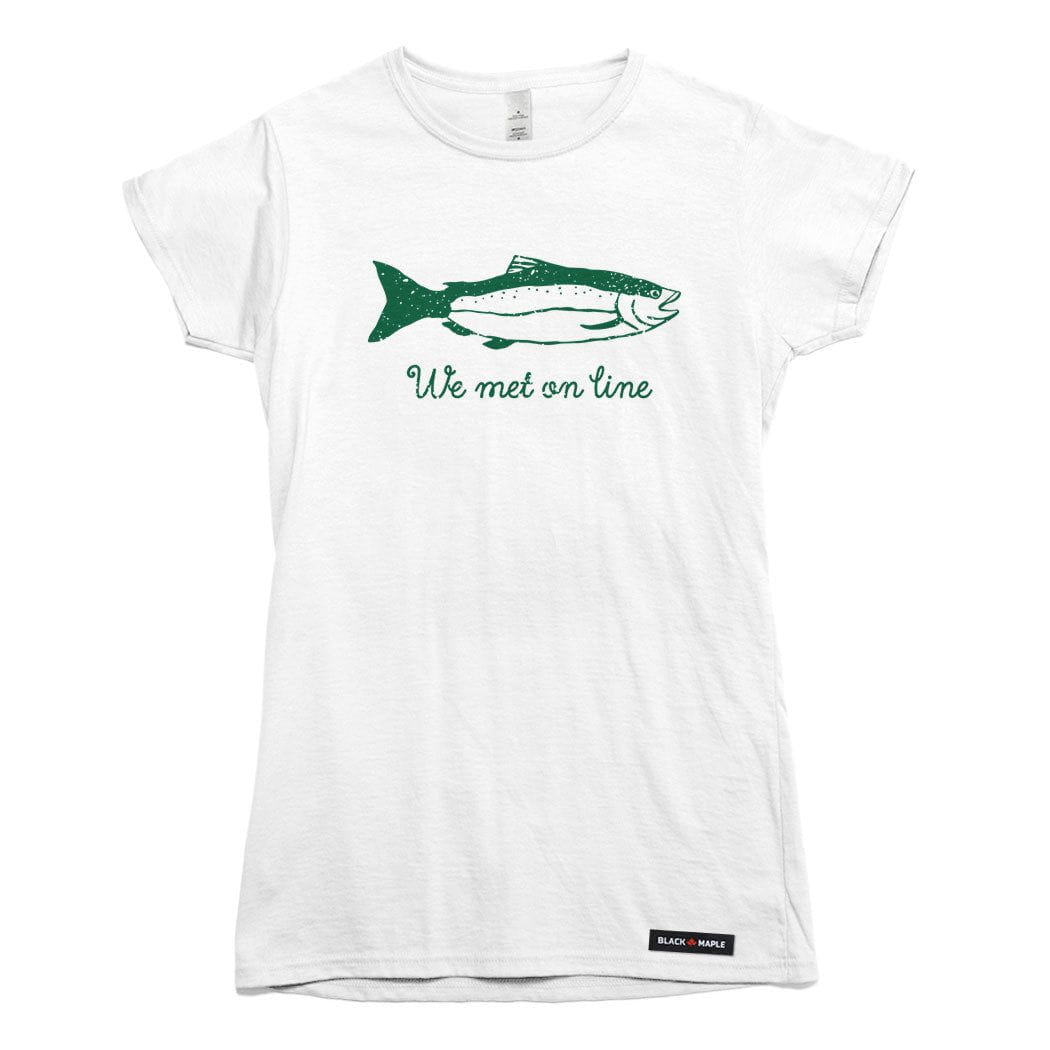 We Met On Line Fishing T-shirt