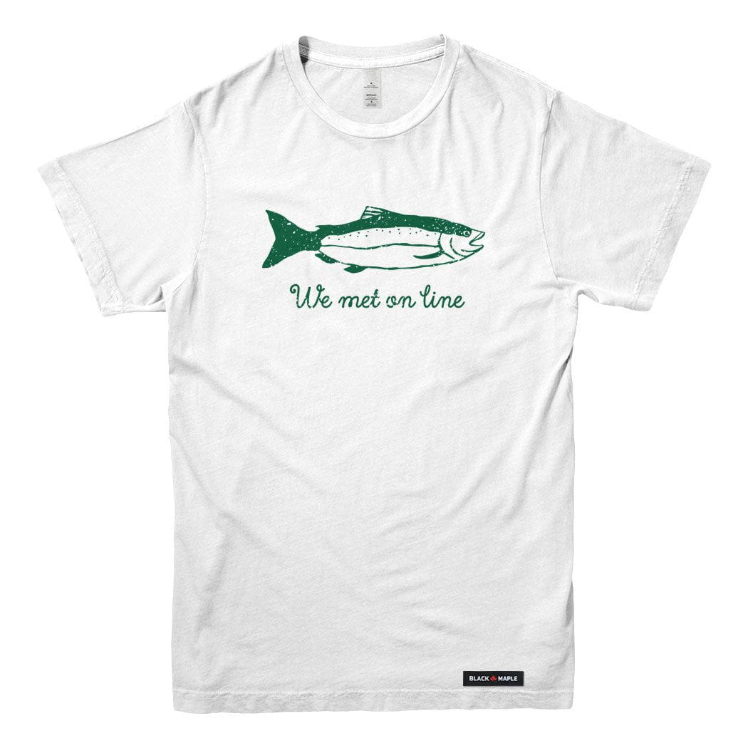 We Met On Line Fishing T-shirt