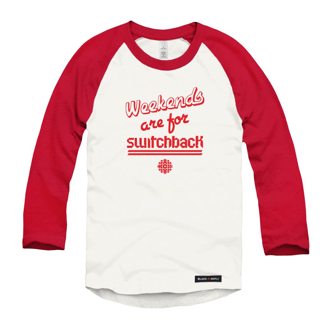 Weekends are for Switchback Raglan Baseball Shirt