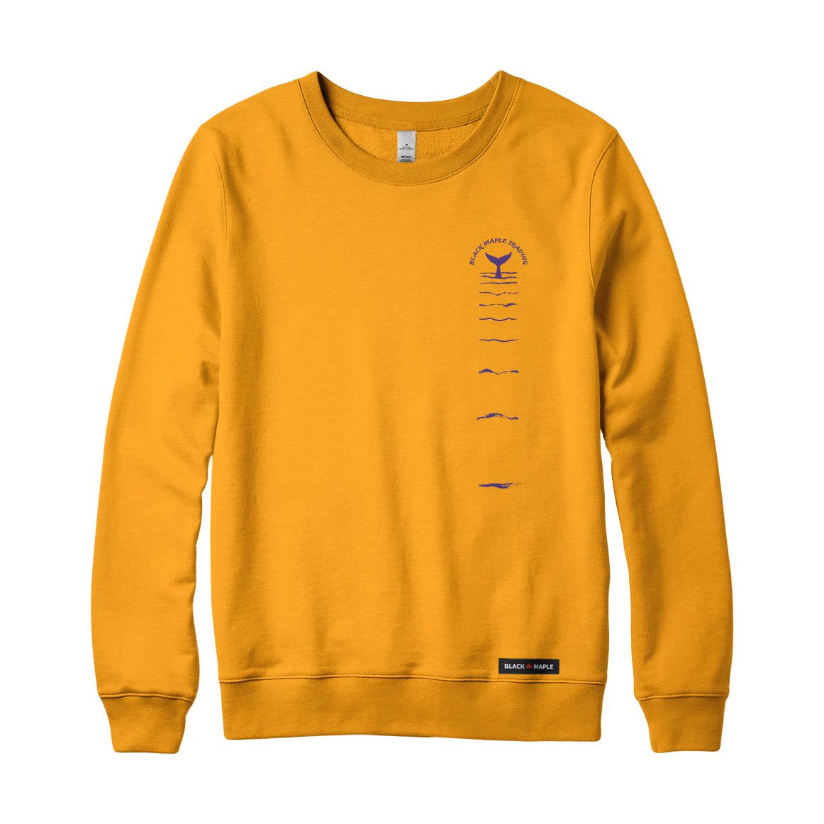 Whale Lobtailing Reflection Crewneck Sweatshirt