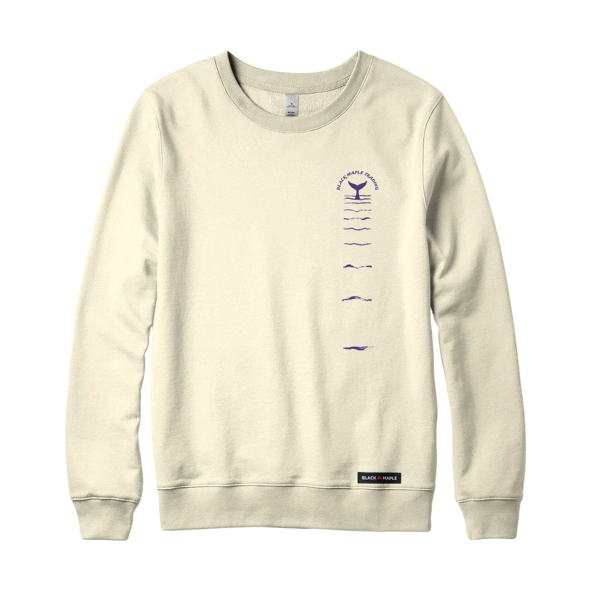 Whale Lobtailing Reflection Crewneck Sweatshirt