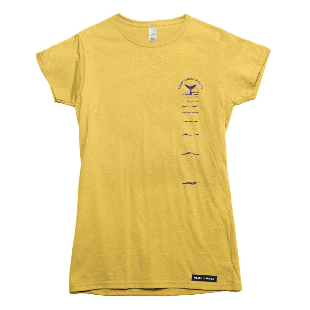 Whale Lobtailing Reflection T-shirt