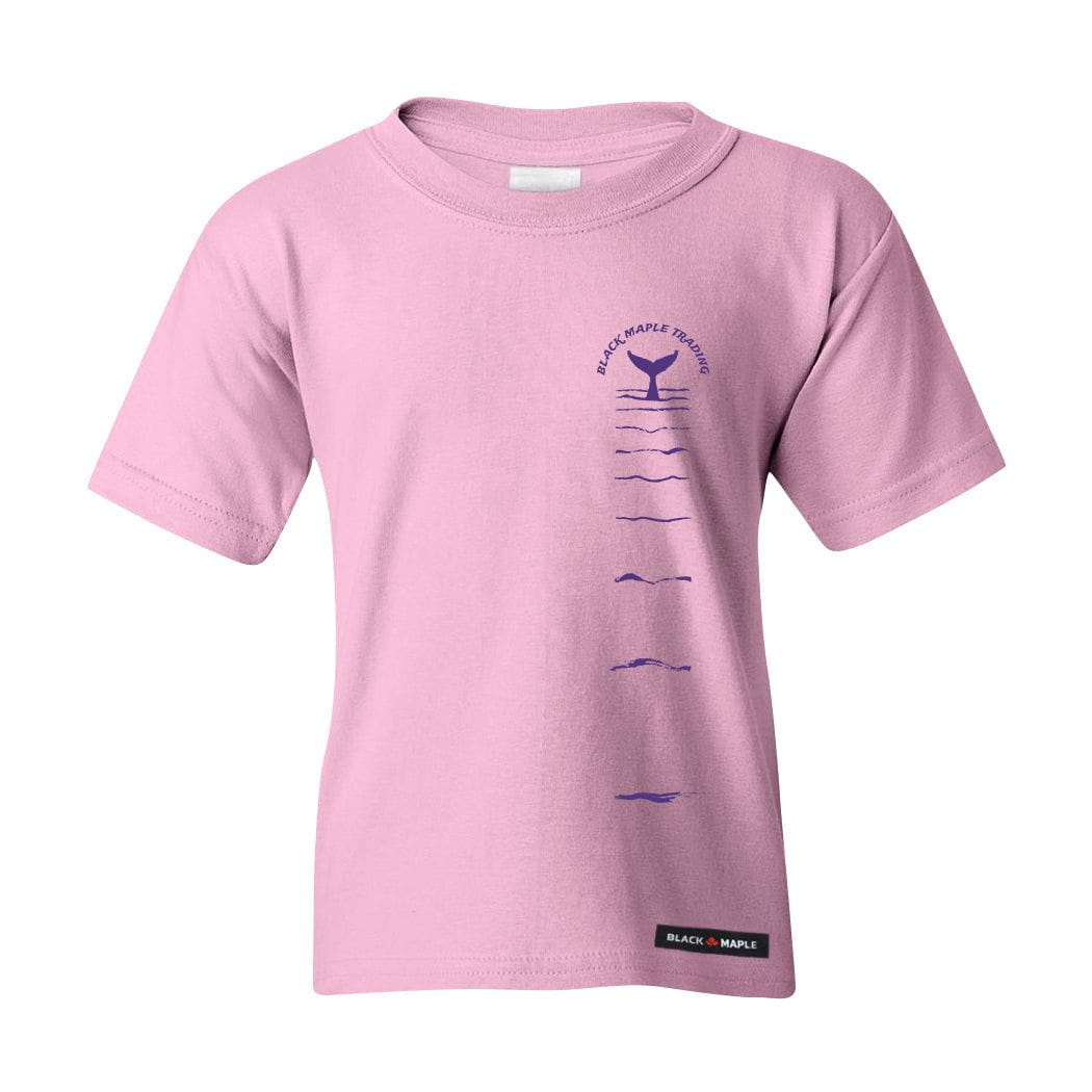 Whale Lobtailing Reflection Kids T-shirt