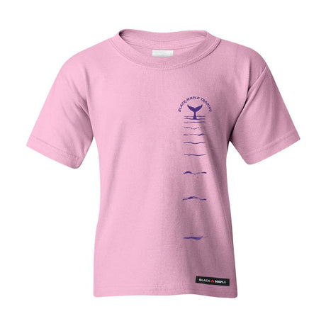 Whale Lobtailing Reflection Kids T-shirt