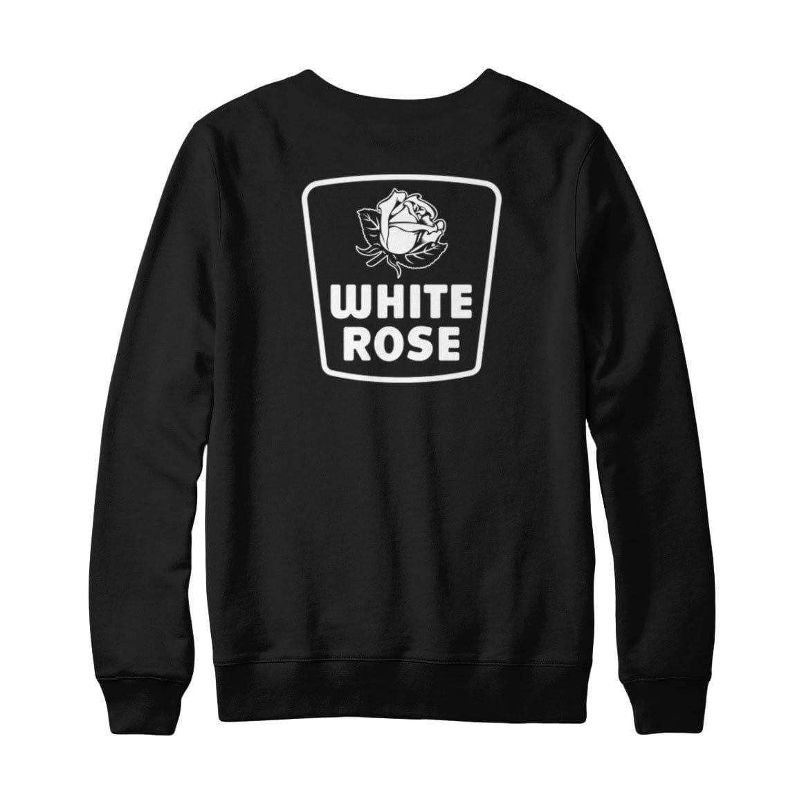 White Rose White Logo Sweatshirt or Hoodie