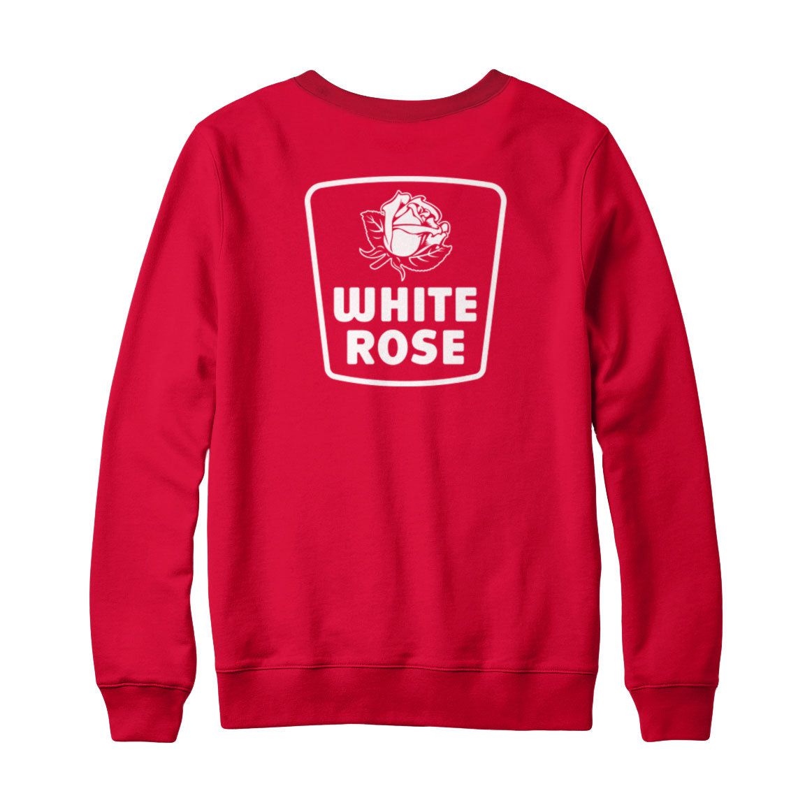 White Rose White Logo Sweatshirt or Hoodie