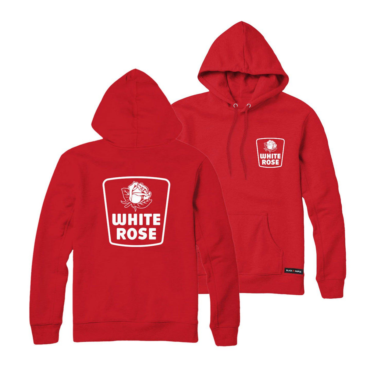 White Rose White Logo Sweatshirt or Hoodie