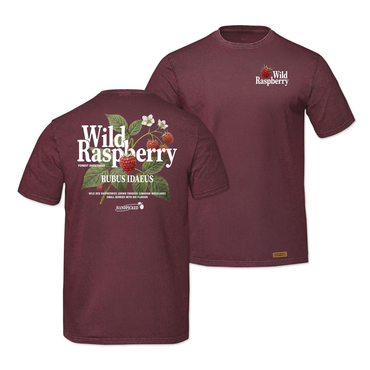 Wild Raspberry Forest Forage Vintage Wash Heavyweight T-shirt