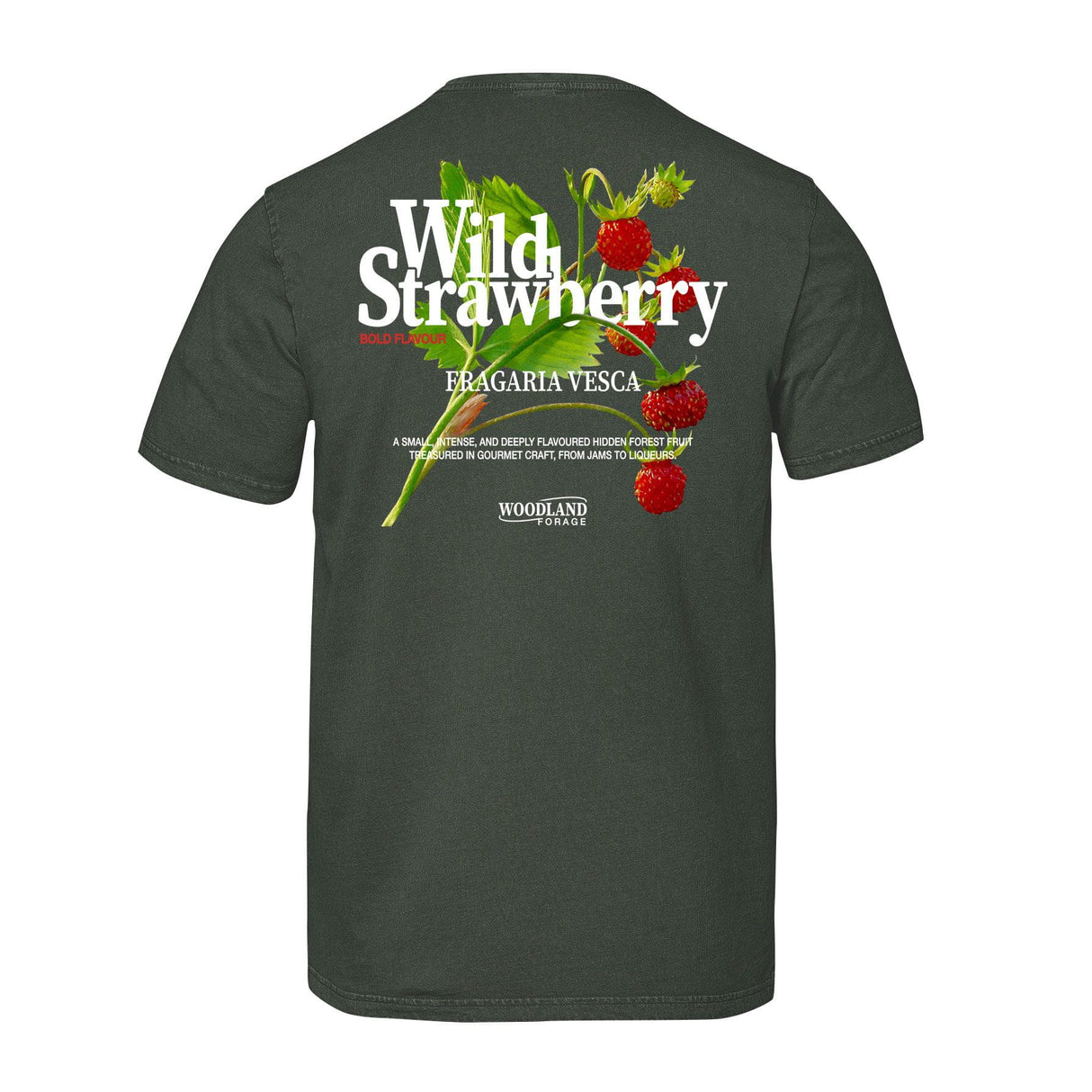 Wild Strawberry Forest Forage Vintage Wash Heavyweight T-shirt