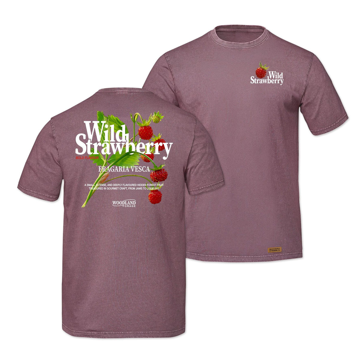 Wild Strawberry Forest Forage Vintage Wash Heavyweight T-shirt