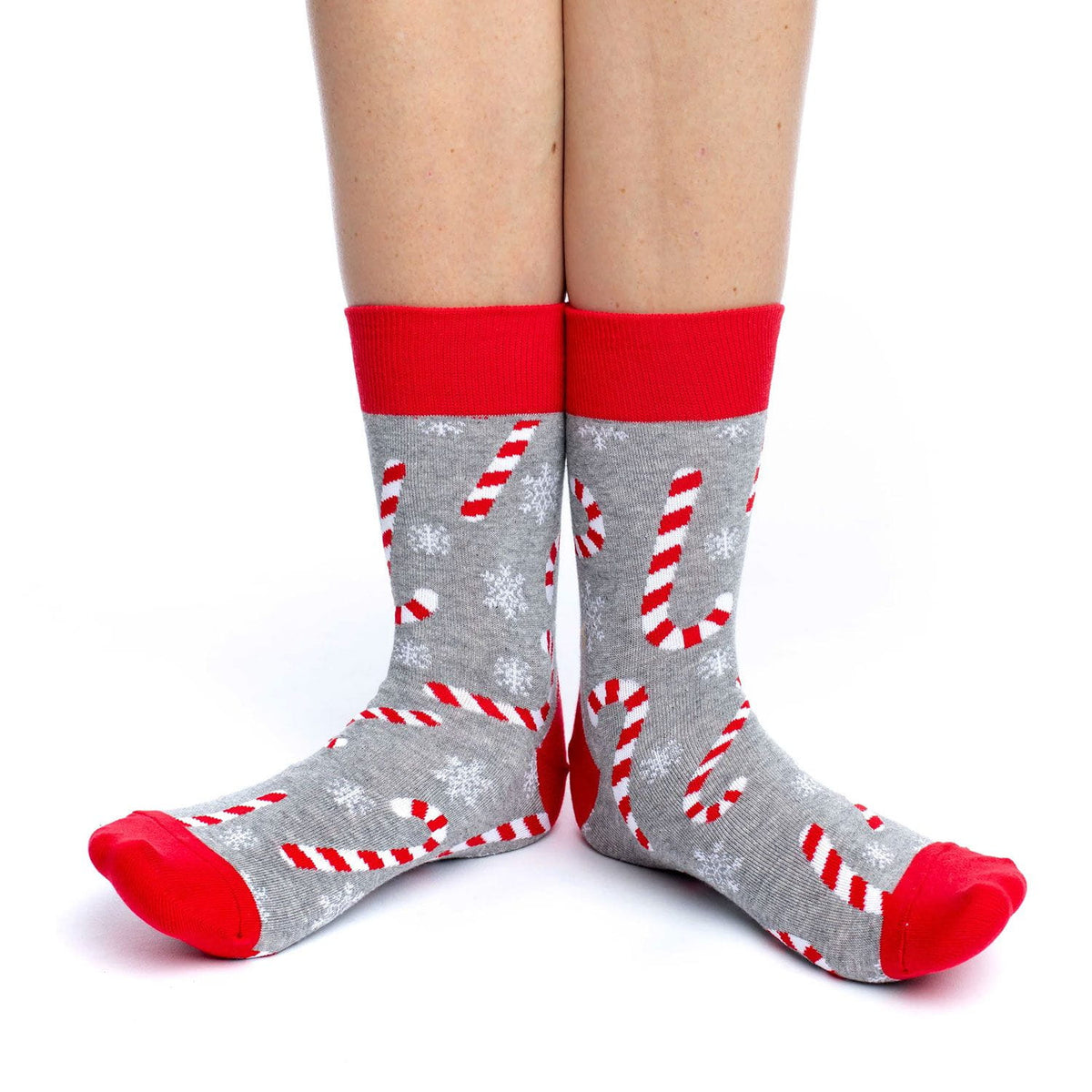 Women's Candy Cane Christmas Socks