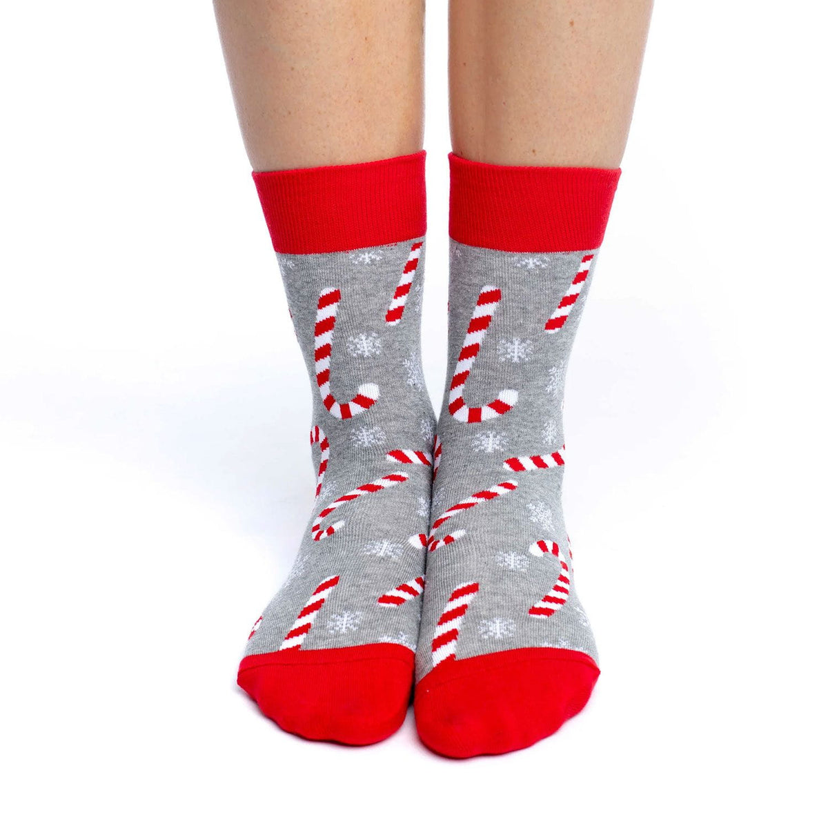 Women's Candy Cane Christmas Socks