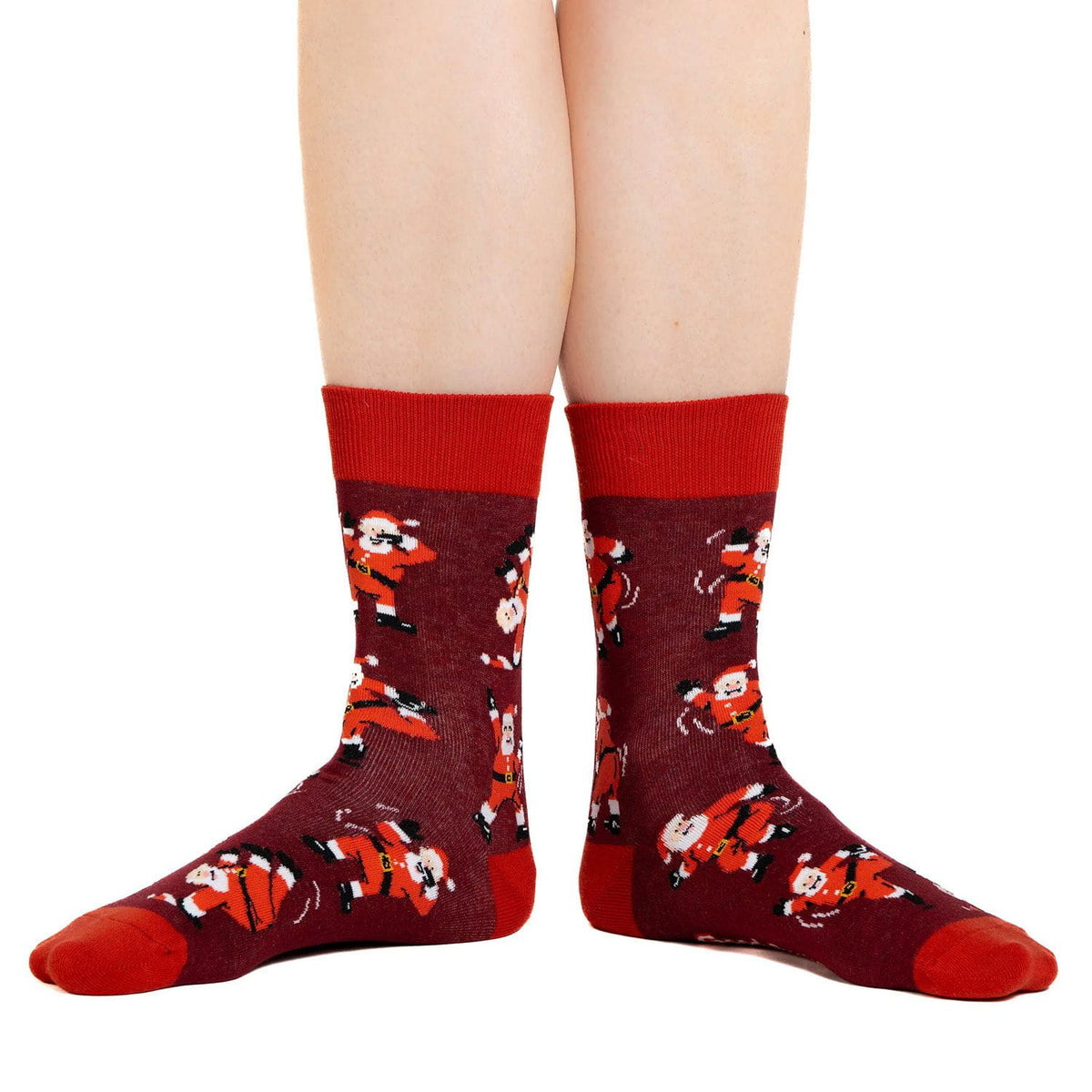 Women's Dancing Santa Christmas Socks