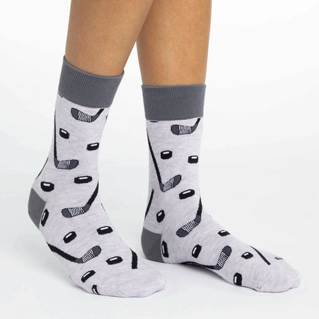 Women's Hockey Sticks and Pucks Socks