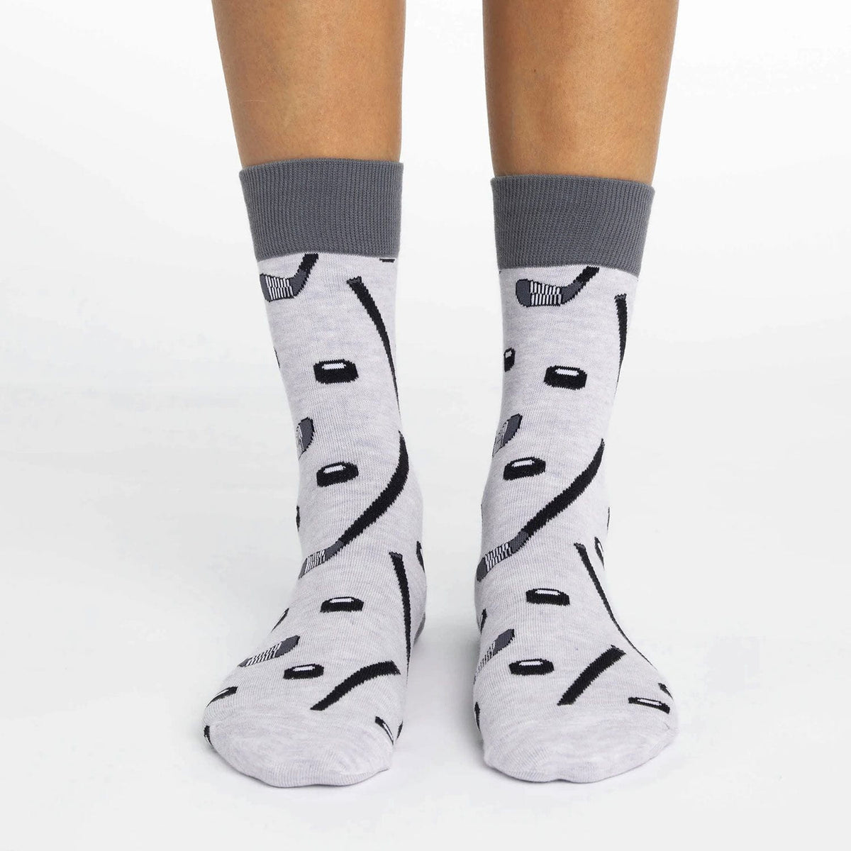 Women's Hockey Sticks and Pucks Socks