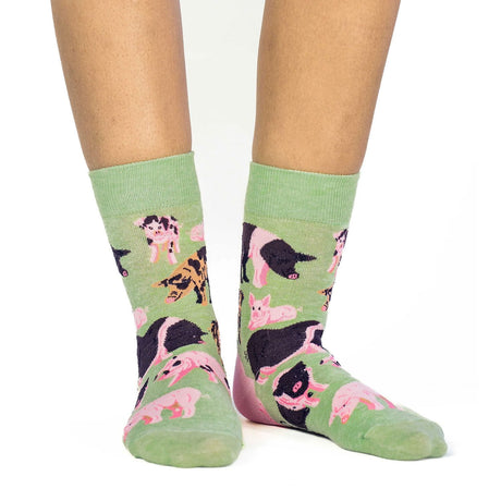 Women's Hogs & Kisses Pig Socks