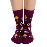 Women's Wine & Cheese Socks