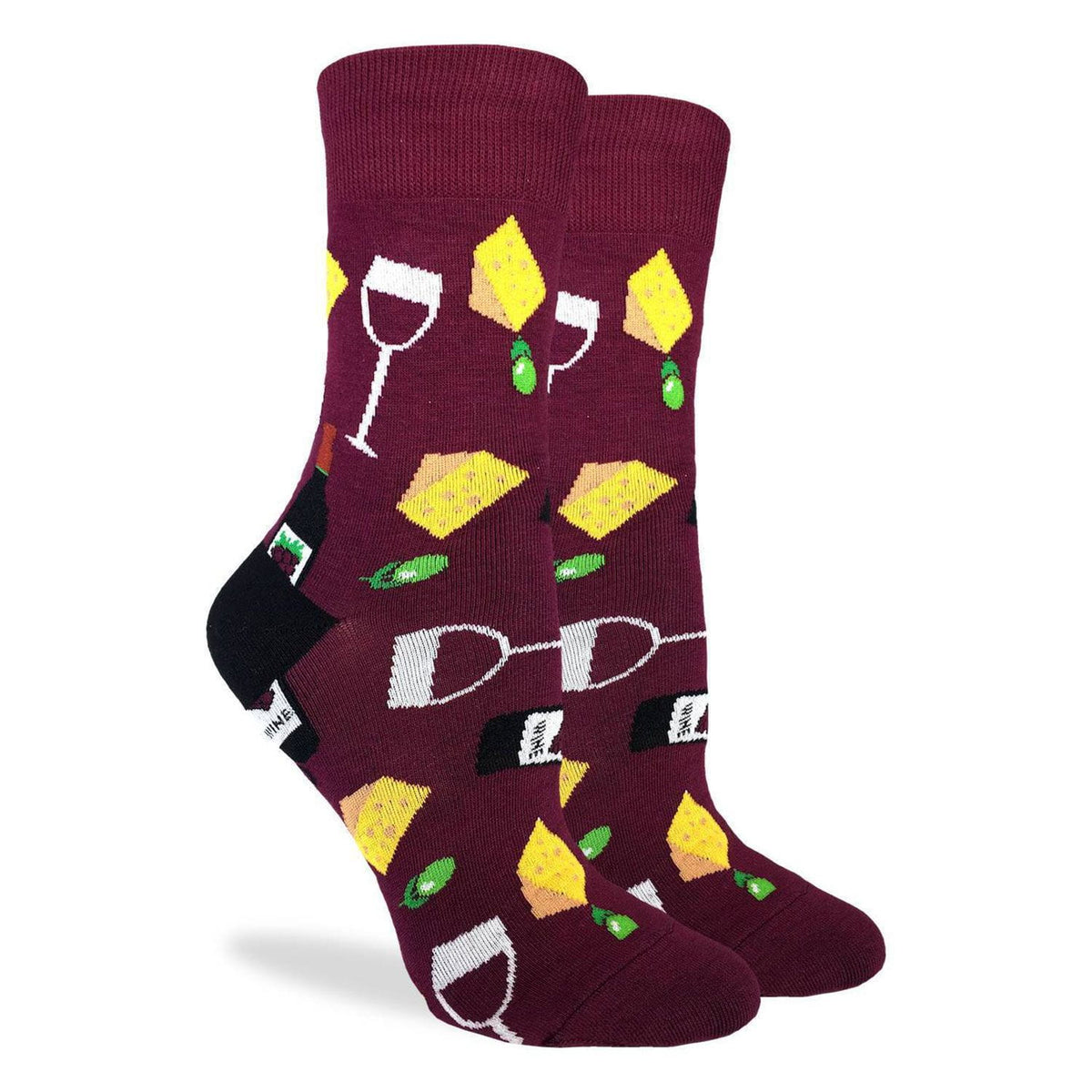 Women's Wine & Cheese Socks