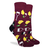 Women's Wine & Cheese Socks
