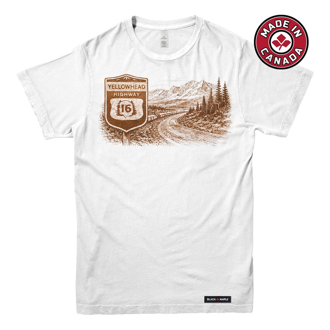 Yellowhead Highway Western Road Trip T-shirt