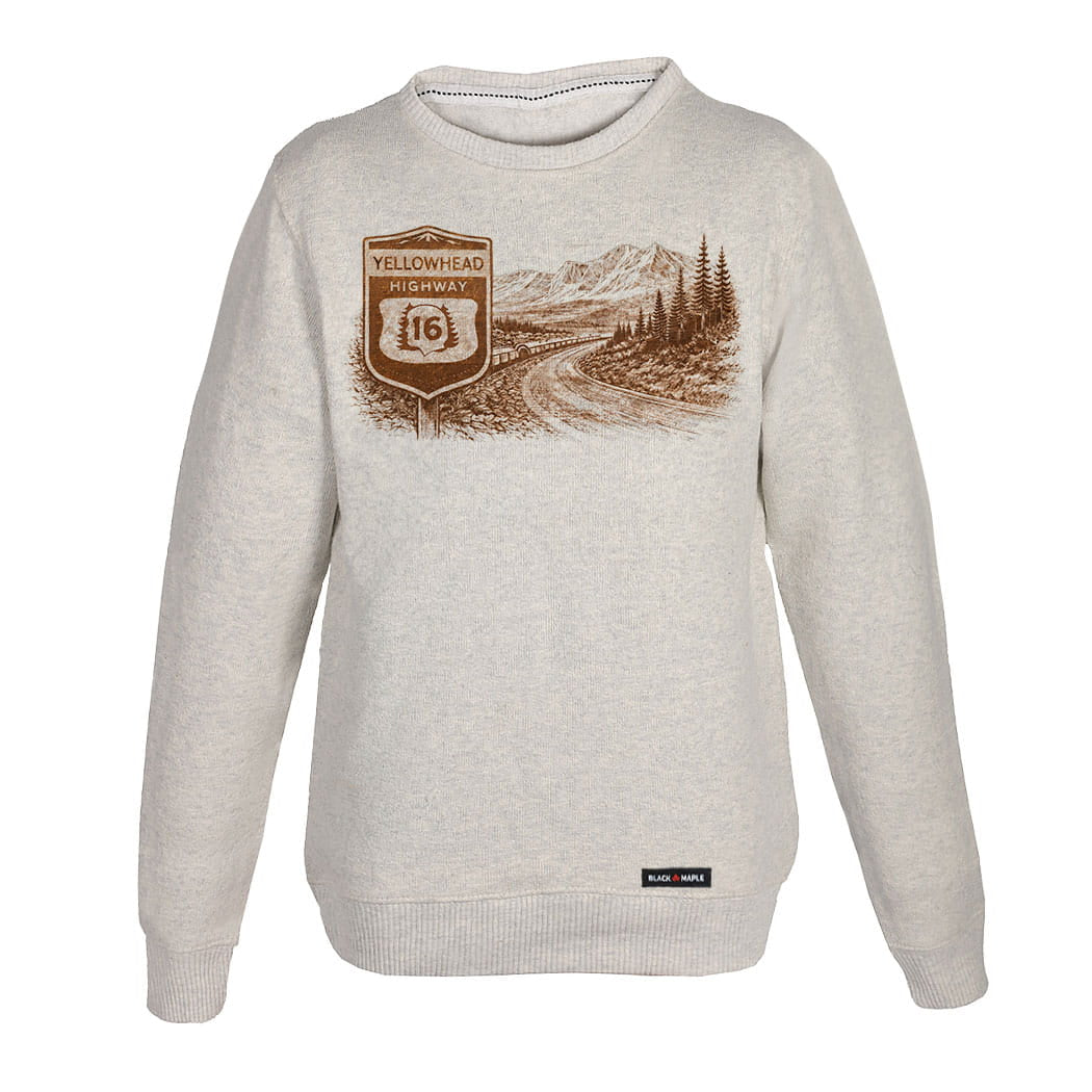 Yellowhead Highway Western Road Trip Nantucket Sweatshirt or Hoodie