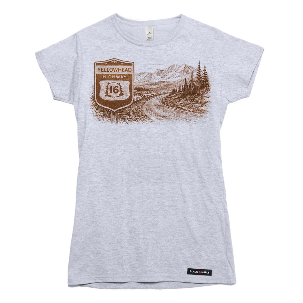 Yellowhead Highway Western Road Trip T-shirt