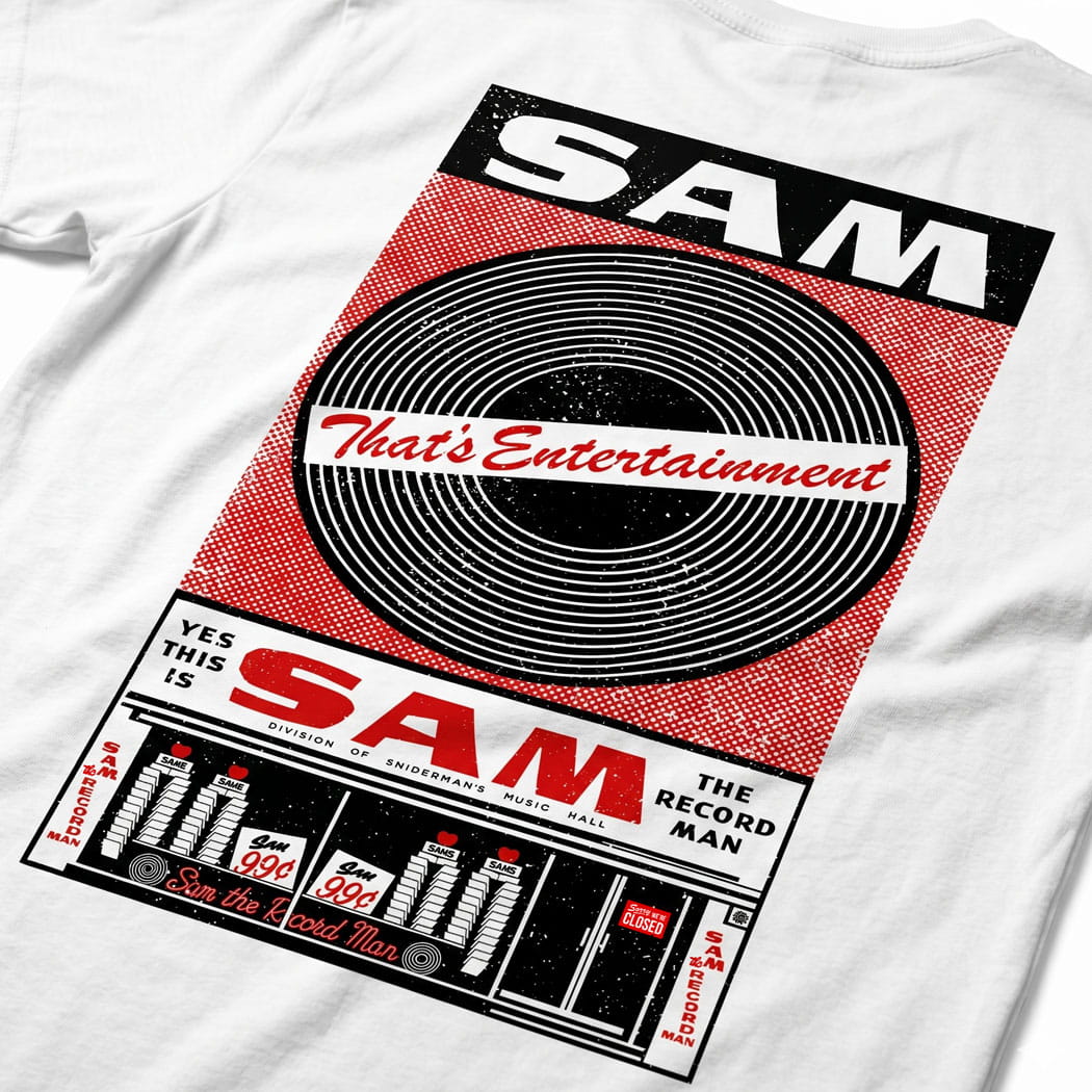 Yes This is Sam the Record Man T-shirt