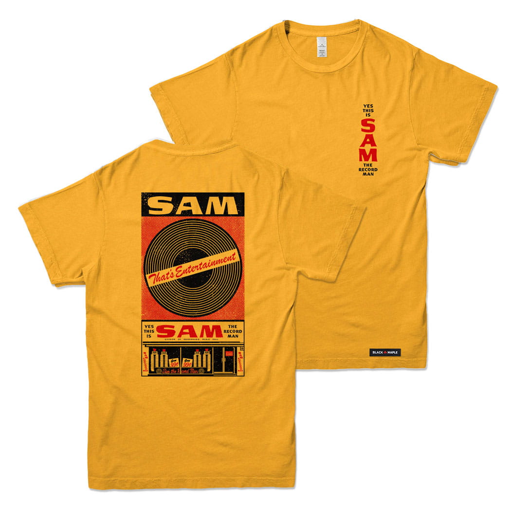 Yes This is Sam the Record Man T-shirt