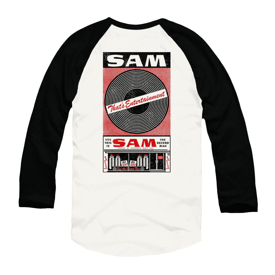 Yes This is Sam the Record Man Raglan Baseball Shirt