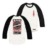 Yes This is Sam the Record Man Raglan Baseball Shirt