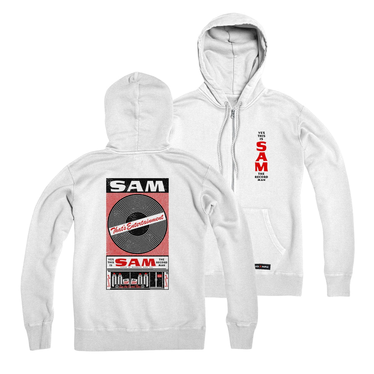 Yes This is Sam the Record Man Zip Hoodie