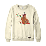 Yeti and Bigfoot Sledding Sweatshirt or Hoodie