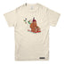 Yeti and Bigfoot Sledding T-shirt