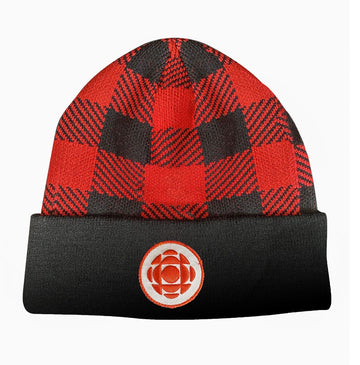 CBC Lumberjack Tartan Tuque With Black Rim